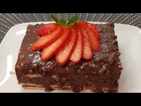BİSKÜVİLİ SÜTLÜ TATLI  / 🍫🍫ÇİKOLATALI  PUDİNK İLE