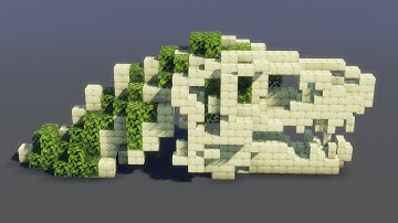 Minecraft T-Rex Skull Tutorial