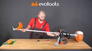 Montaj Motocoasa Evotools BC 427 Easy Start / Electric Starter / BC 389 4T