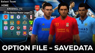 PES 2013 FULL LICENSED/LICENCIADO OPTION FILE/SAVEDATA PSP/PPSSPP
