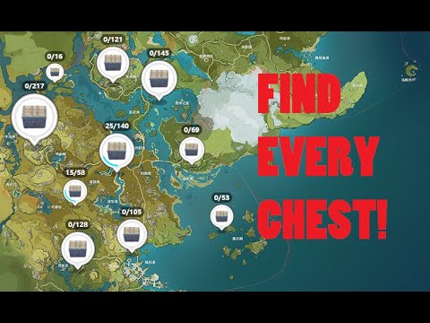 Find Every Chest With This Chinese Interactive Map Genshin Impact Chest Guide Youtube