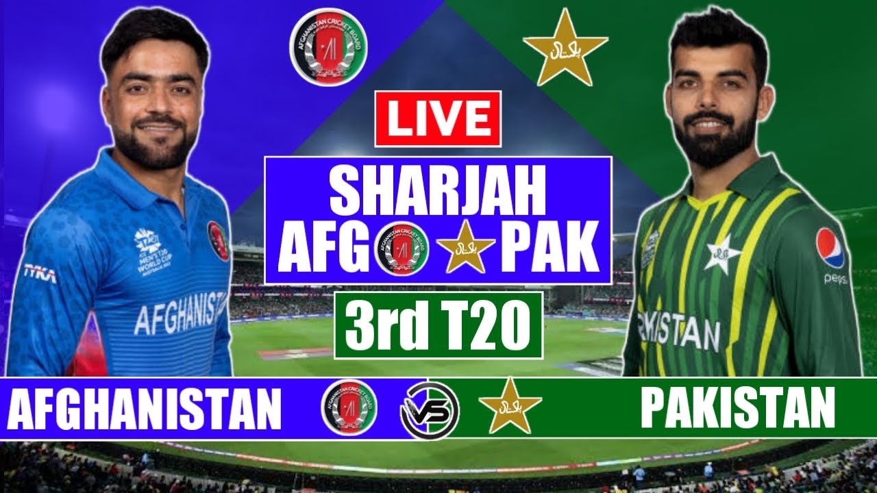 Pakistan vs Afghanistan 3rd T20 Live Scores PAK vs AFG 3rd T20 Live Scores and Commentary
