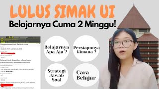 Tips Lulus SIMAK UI