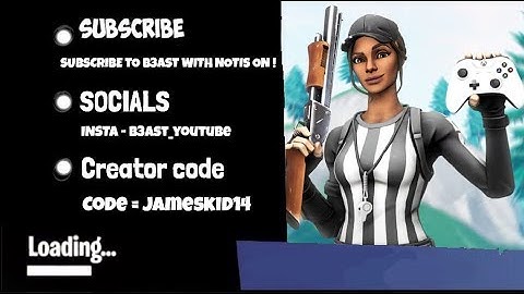 My own custom fortnite loading screen !!