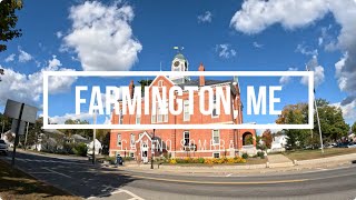 Farmington, Maine Walking Tour [4K]