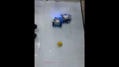 Working in class: Mbot plays football