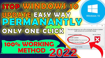 How to Disable Windows 10 Automatic Update Permanently ,Stop Windows 10 Update in Hindi 2022 click !
