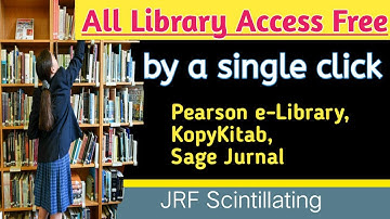 All Library Access Free by a Single Click | Pearson E-LIBRARY | NLIST Access | KopyKitab Access Free