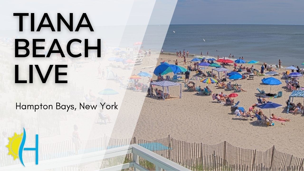 Tiana Beach, Hampton Bays, New York - Live Cam live camera thumbnail