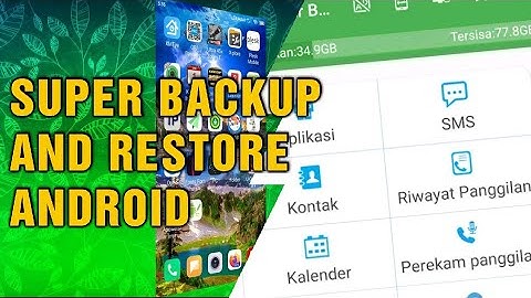 ANDROID | CARA MUDAH BACKUP APLIKASI DAN NOMOR KONTAK