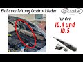 Gasdruckfeder lifter haubenlift id4 und id5 einbauanleitung