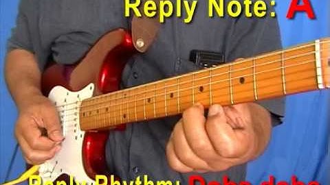 Blues Guitar Beginner Call and Reply in A for Beginners