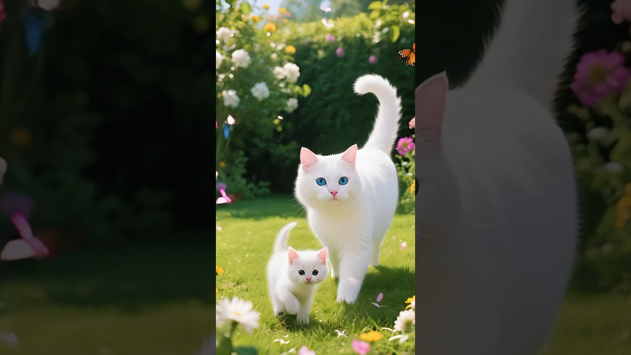 Emotional Cat Story That Will Melt Your Heart A Day with White Kittens