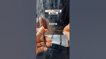 3 points rotation microlocs/sisterlocs retie. #microlocsretie #3pointsrotation #sisterlocs