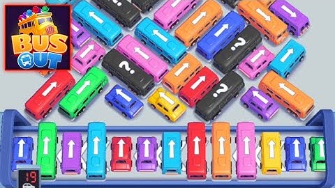 Bus Out Level 21 Game Walkthrough || Bus Out - Bus Jam Puzzle Game