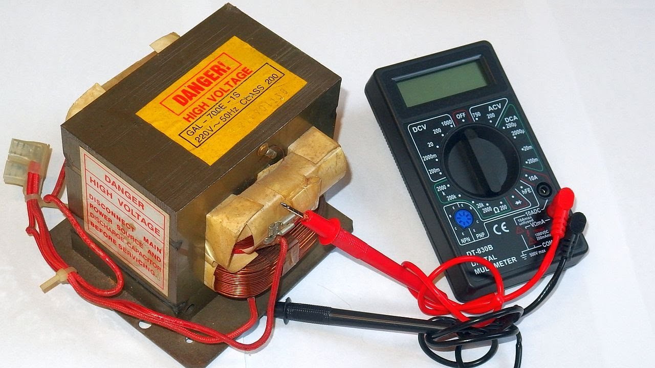 $3 multimeter - high voltage & test (smoke and - YouTube