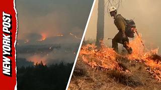 Oregon Wildfires Rage as Massive Blaze Tops 200,000 Acres