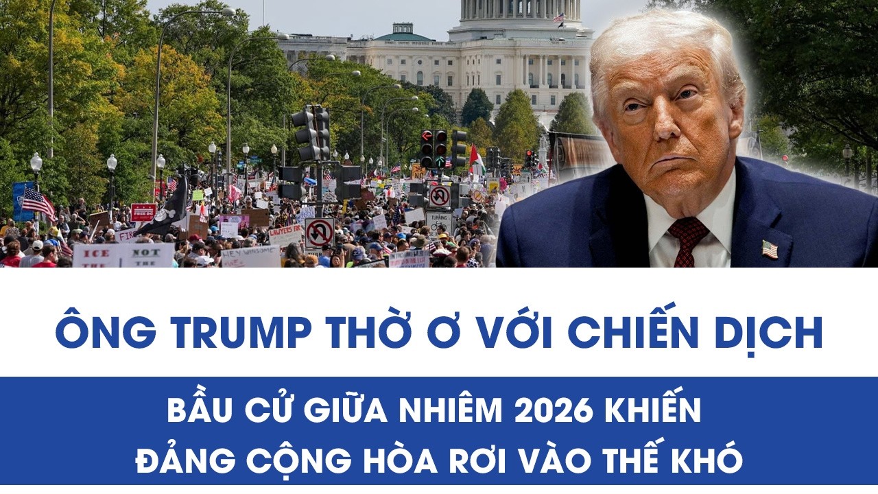 ÔNG TRUMP THỜ Ơ VỚI CHIẾN DỊCH BẦU CỬ GIỮA NHIÊM 2026 KHIẾN ĐẢNG CỘNG HÒA RƠI VÀO THẾ KHÓ
