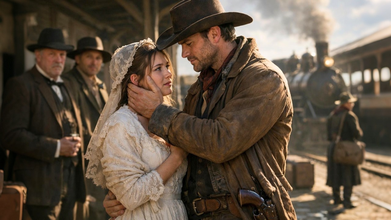 The Mail-Order Bride Was Rejected at the Train Station—Until the Cowboy Said, “If Nobody Wants Her..