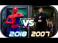 Spider-Man: Into The Spider-Verse scenes compared to Spider-Man Trilogy 2002 2004 2007 2018 vs 2019