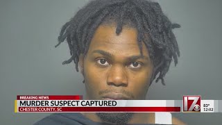 South Carolina murder suspect captured after a week on the run