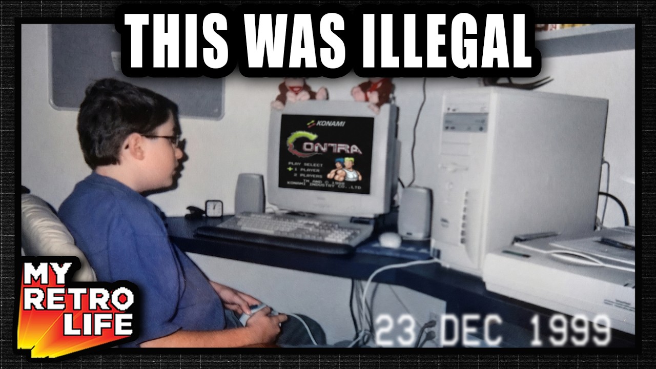 When Dad Filmed Me Playing on an Emulator in 1999 - YouTube