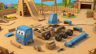 Amazing Cardboard Construction World: Assemble, Build & Play! 🚜✨