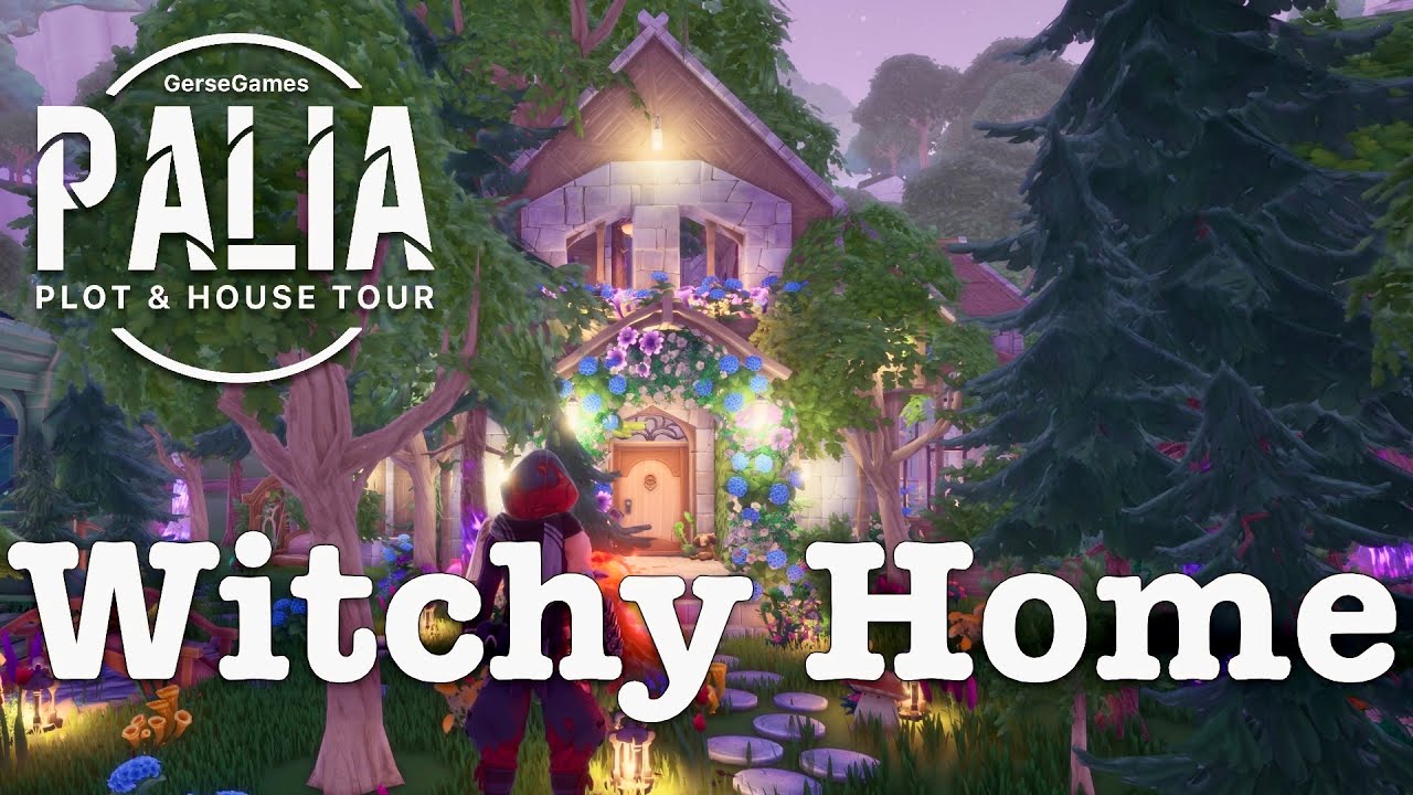 Witchy Home / Palia House & Plot Tour / Design by hiudschefai - YouTube
