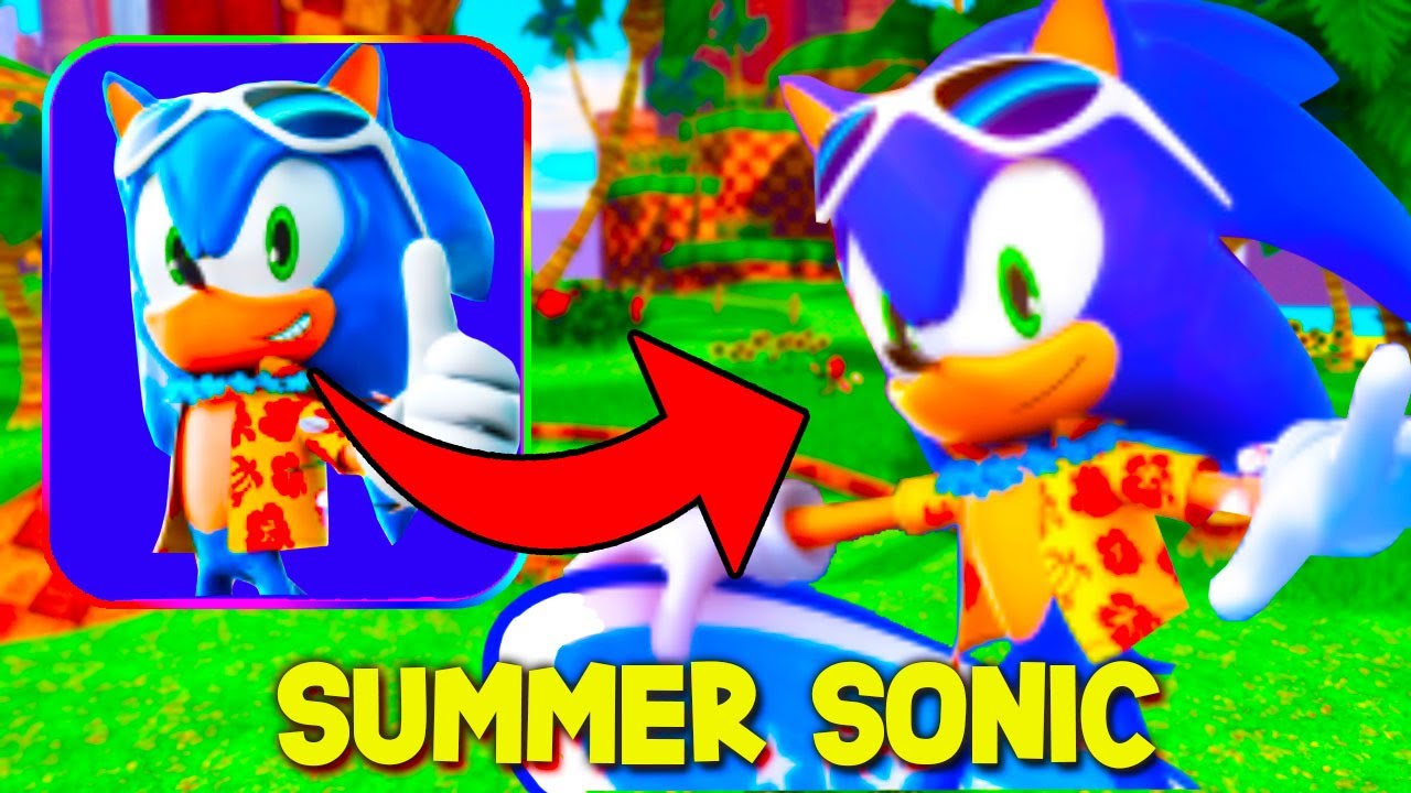 new-summer-event-summer-sonic-skin-in-sonic-speed-simulator-roblox-youtube