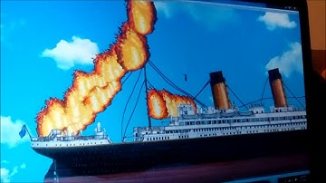 Messing around with the Titanic in Floating Sandbox!