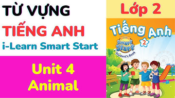 Từ vựng Tiếng Anh Lớp 2 i Learn Smart Start  Unit 4 Animal #học từ vựng tiếng Anh