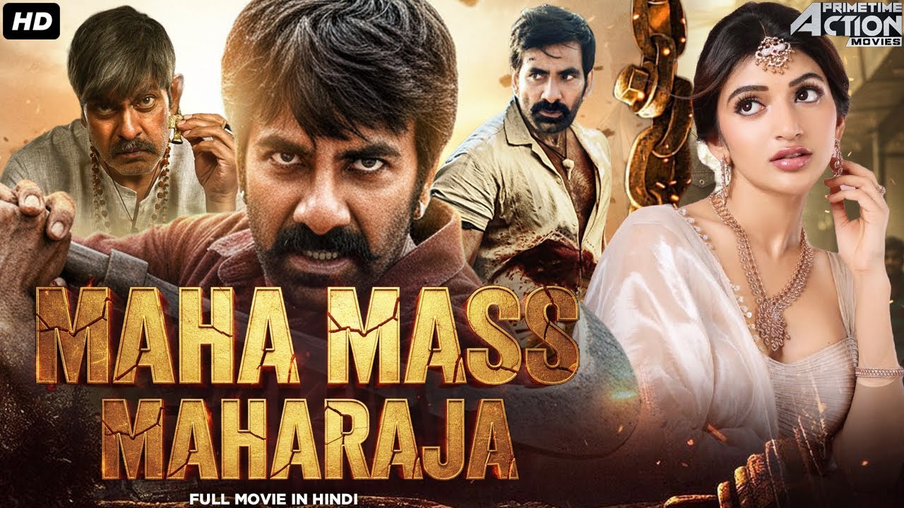 Ravi Teja's MAHA MASS MAHARAJA Superhit Hindi Dubbed Action Movie