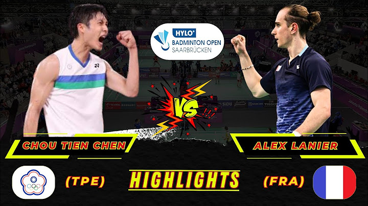 Amazing 🔴 Fierce clashes Chou Tien Chen vs Alex Lanier Hylo Open