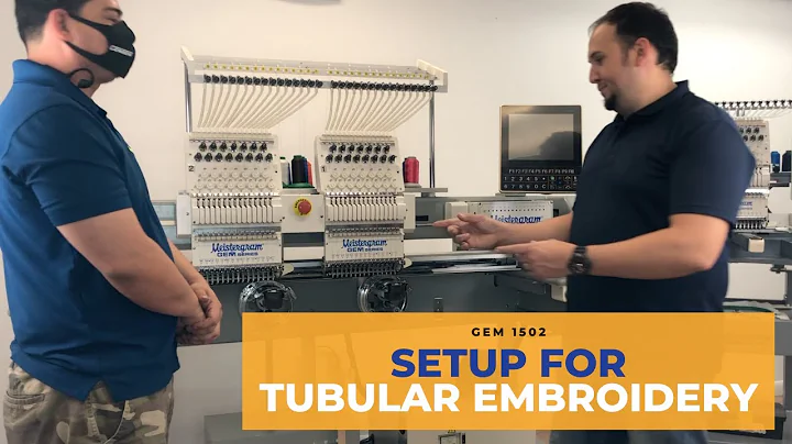 Setup for tubular embroidery on your Meistergram GEM 1502 embroidery machine