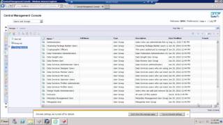 Users & Groups | CMC | SAP Business Objects | BO Admin