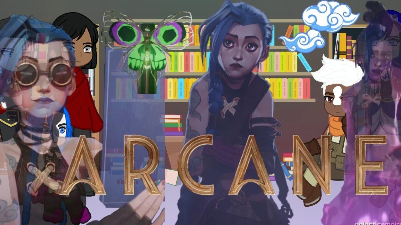 Arcane react to Jinx 1/? |gacha| |0.5x|