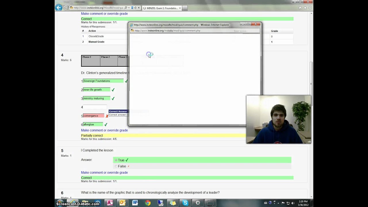 How to edit weekly exams in moodle - YouTube