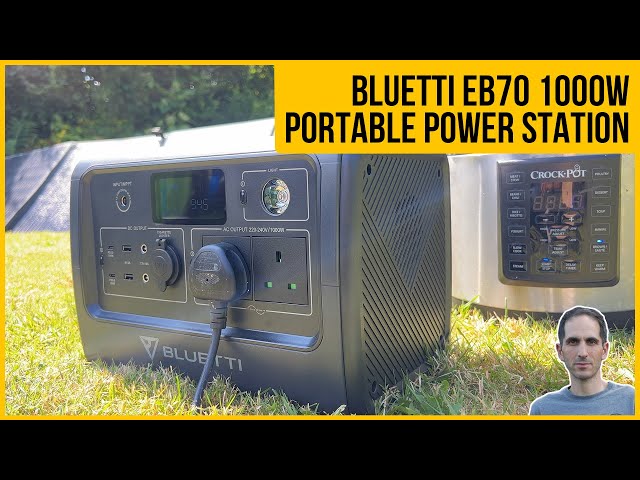 BLUETTI EB70 GR: Bluetti EB70, power station, 1000 W, grey at reichelt  elektronik