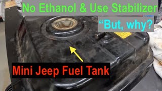 Mini Jeep: Ethanol & Fuel Stabilizer