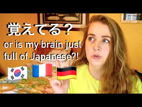 フランス語とドイツ語と韓国語に挑戦してみた！！・Trying To Remember My French, German And Korean!