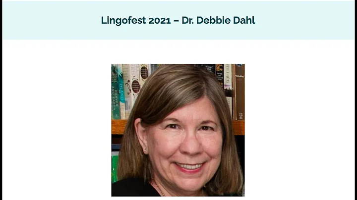 Dr. Debbie Dahl  A Lingofest Interview: Part One