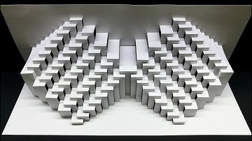 3D Geometry Card｜Paper Art｜Pop Up Card｜Origami｜Kirigami Art｜3D幾何彈出卡片