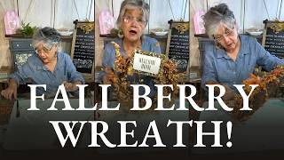 Chalk Couture Club Fall Wreath Thrift Store Makeover DIY