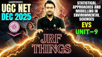 UGC NET Environmental Science | UGC NET EVS Statistical Approaches And Modelling In Environmental