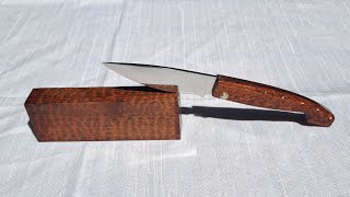 Making a Snakewood Pocket Knife