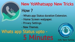 YoWhats app tricks in tamil | New Tricks in Yowhatsapp | Info Tech Tamila | #yowhatsapptamil #tricks screenshot 2