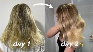 how to get shiny hair in 1 day