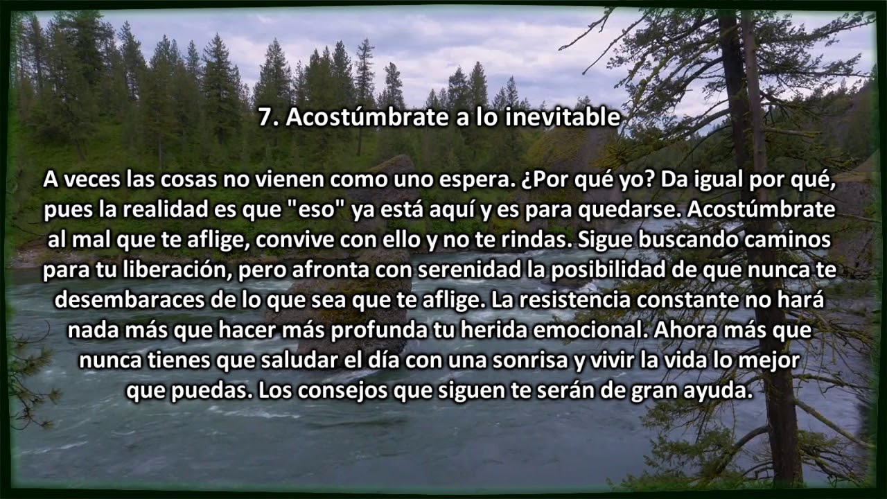 Consejos para vivir una vida mejor (2) - YouTube