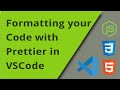 Code Formatting Extensions in VSCode