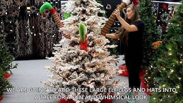 Elf Legs and Hats Tree